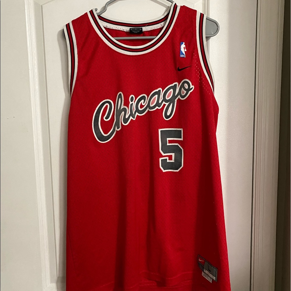 Vintage Chicago Bulls Jalen Rose Nike Jersey